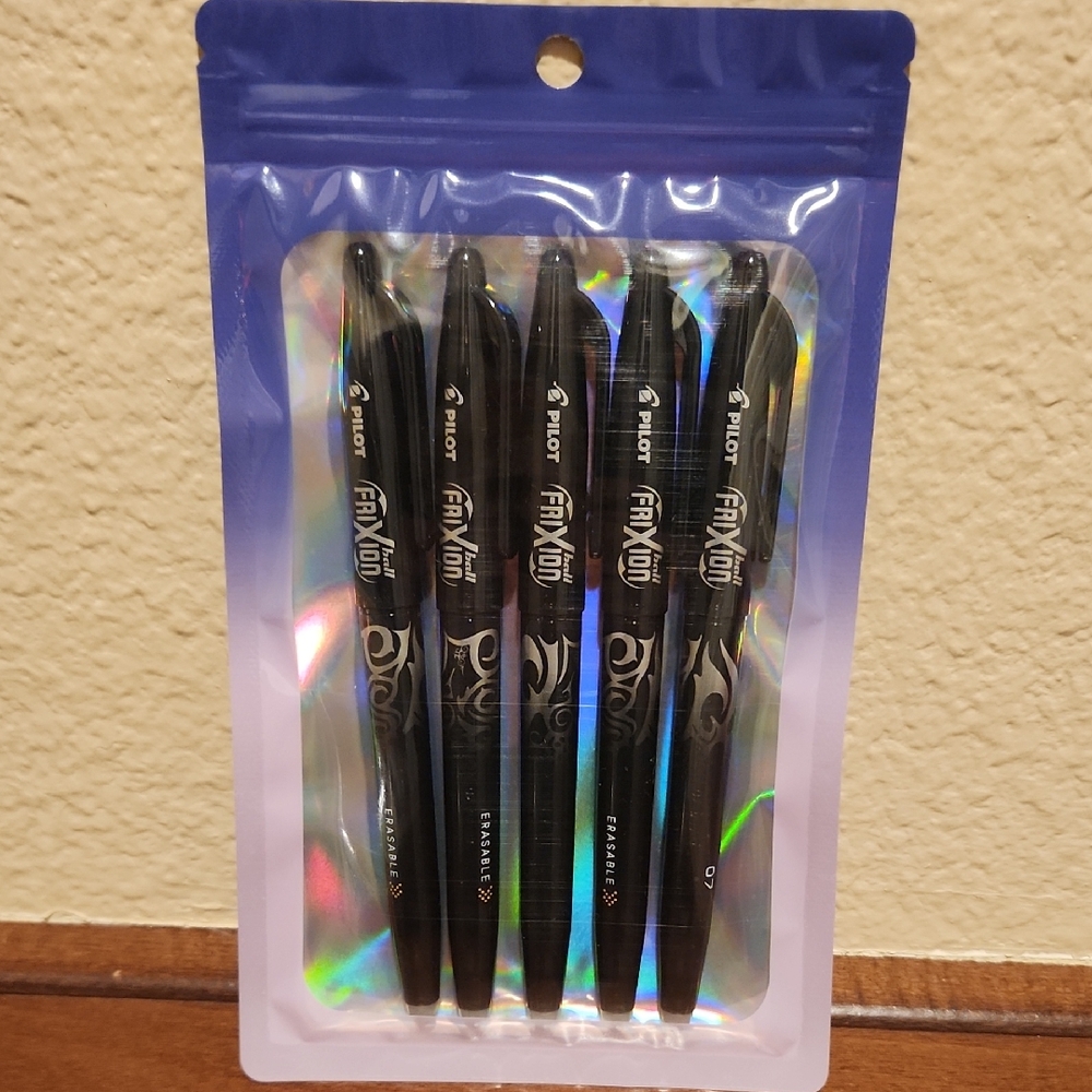 Pilot FriXion Erasable Gel Pens - Black